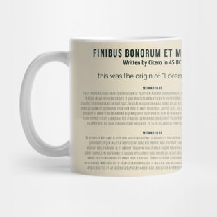 Lorem Ipsum Origin Mug